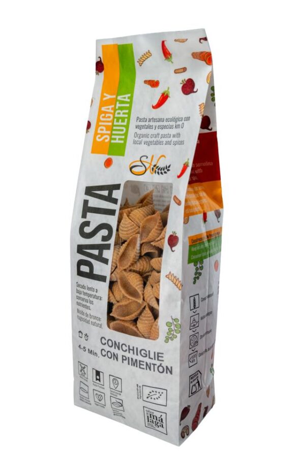 Conchiglie Pimentón Eco paquete 400 g